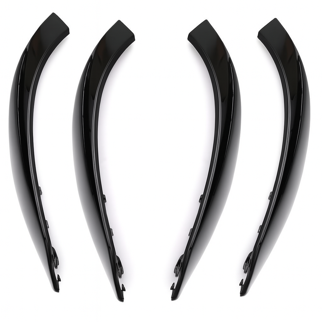 51417275487/51417275488 KAPI TUTAMAK KAPLAMA 4 LÜ SET SET PİANO SİYAH BMW F30+LCI F34+LCI F32+LCI F36+LCI