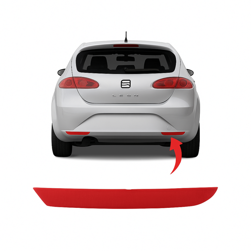 1P0945105E REFLEKTÖR ARKA TAMPON SOL  LEON-FR 2006-2013