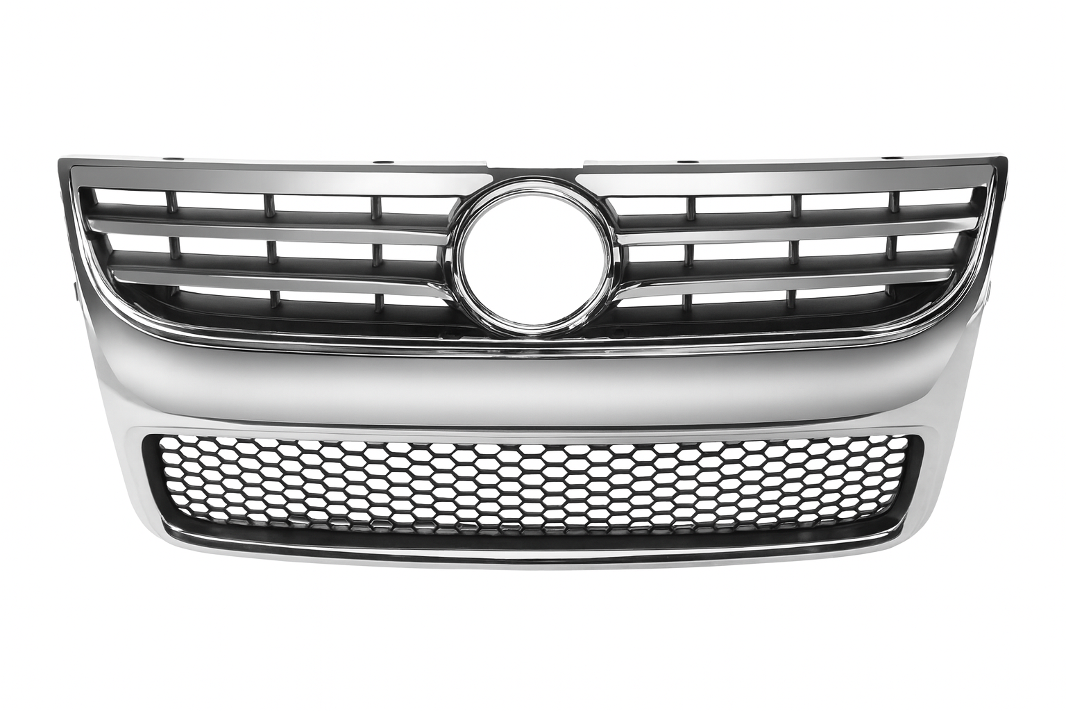 7L6853651K 2ZZ ÖN PANJUR PARLAK KROM ÇERÇEVE SATEN SİYAH KOMPLE TOUAREG 07-10