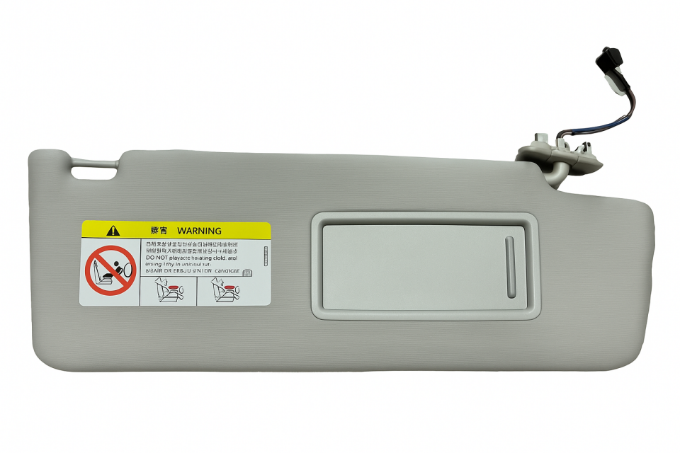 5TA857552 SX4 GÜNEŞLİK SAG GRİ MAKYAJ AYNALI AYNA KORUYUCULU IŞIKLI TIGUAN-KODİAQ 2016-2024